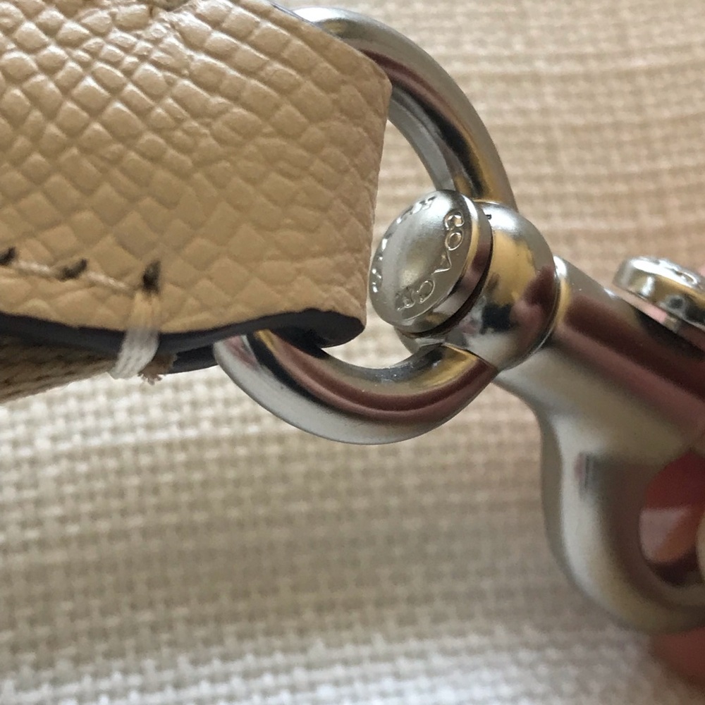 Coach Beige and Black Logo Webbing Strap - Picture 6 of 10